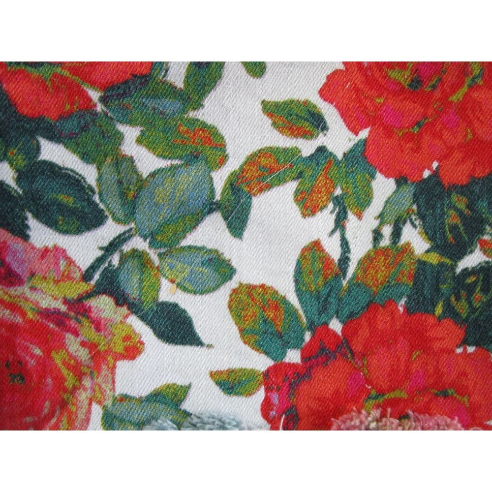 Maeve by Antrhopologie Rose Garden Floral Fringed Hem Skirt Ladies 10 GUC - Picture 7 of 16